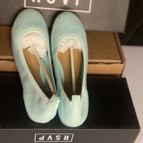 RSVP Women’s Belen Light Blue Knit Ballet Flats size‎ 10 - Picture 4 of 6